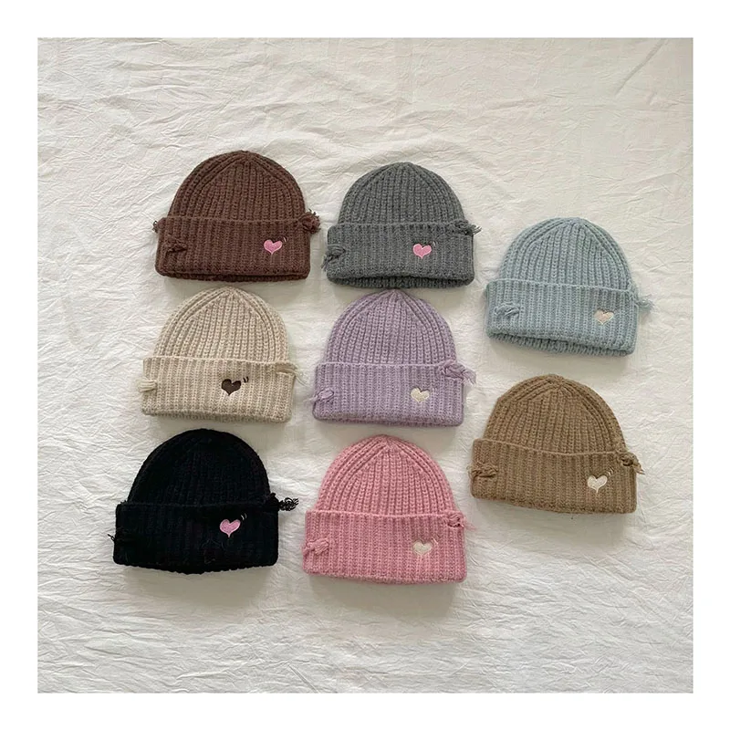 MILANCEL gorro de invierno tejido cálido para niños – amor - imagen 2
