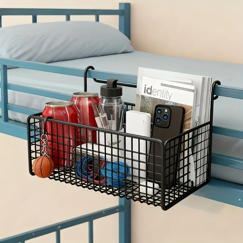 Organizador de almacenamiento plástico para cama, ahorra espacio - imagen 3