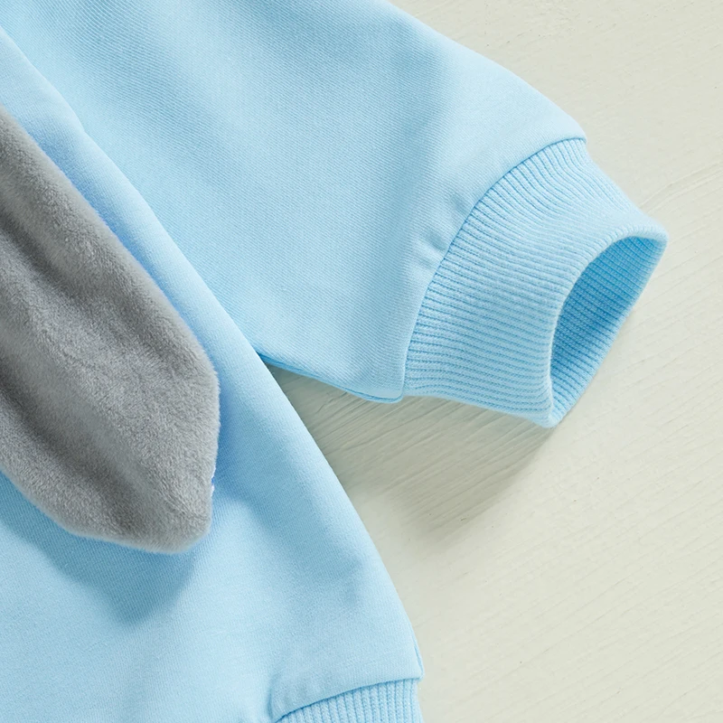 Tregren Mono burbuja conejito bordado para bebé – Primavera - imagen 4