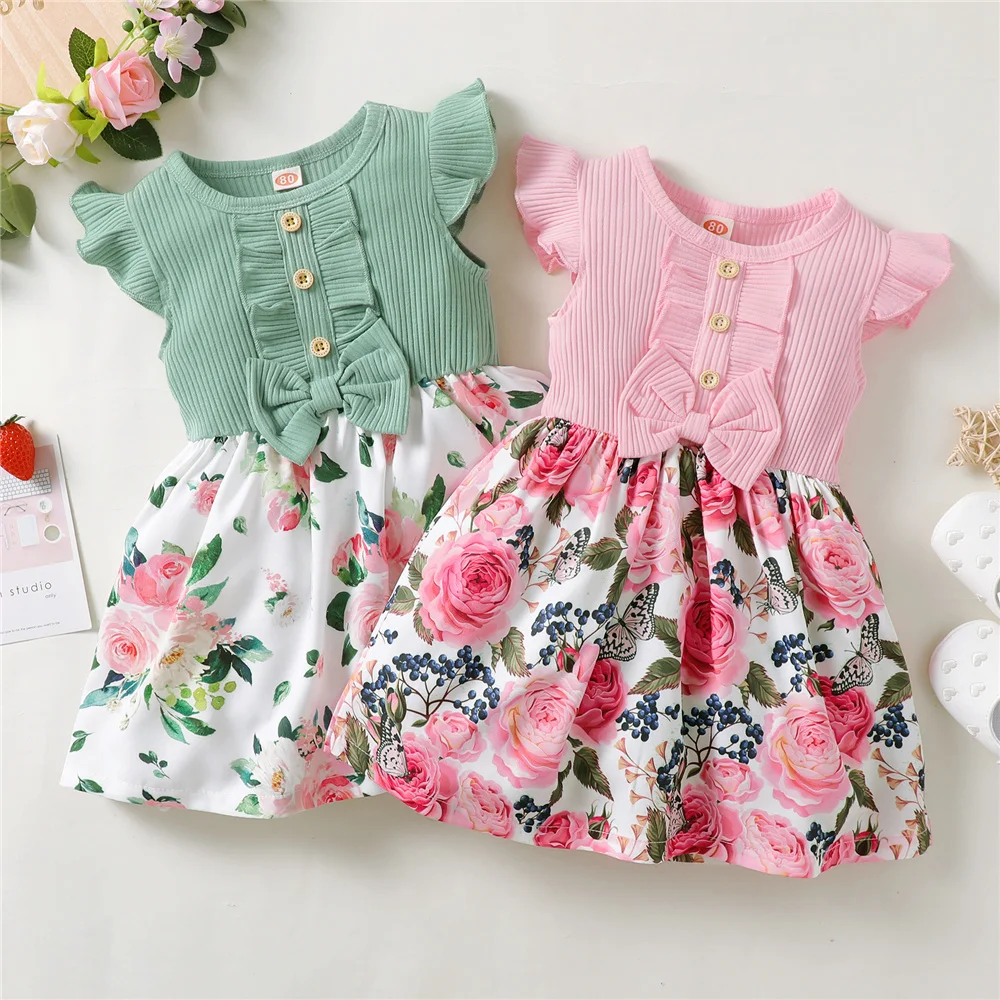 Vestido floral infantil