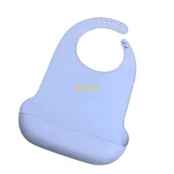 QX2D baberos de silicona grandes para adultos impermeables