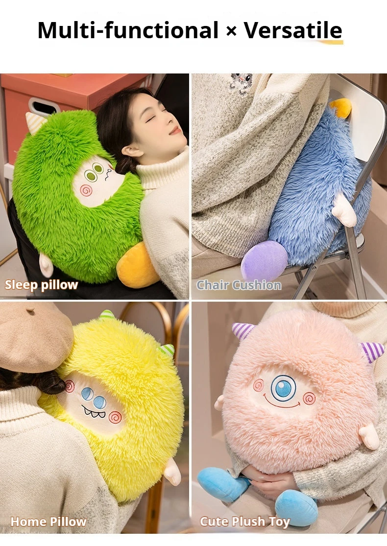 Peluche con diseño kawaii de monstruo