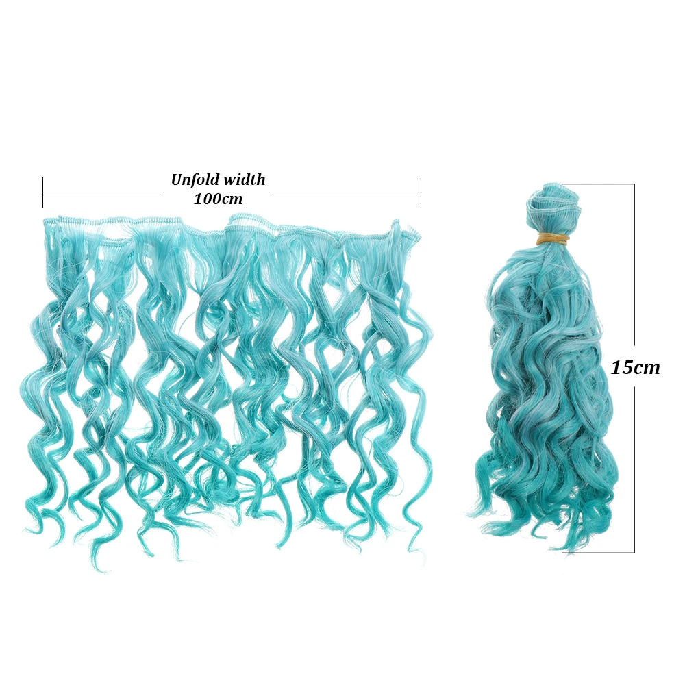 Mini trenzas rizadas en cable