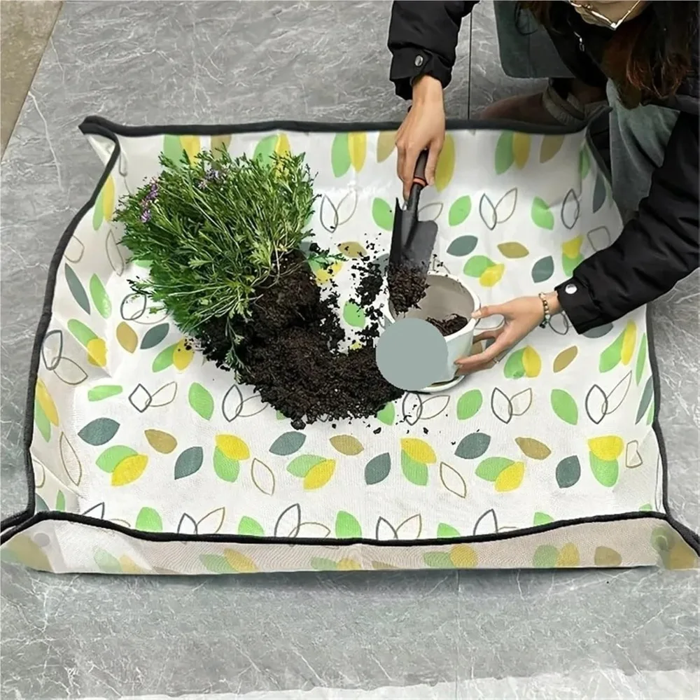 Tapete impermeable para trasplantar plantas de interior y suciedad - imagen 3