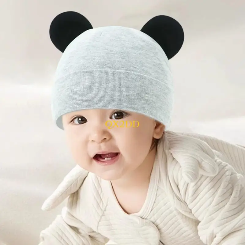 Gorro ganchillo suave para bebé recién nacido - imagen 5