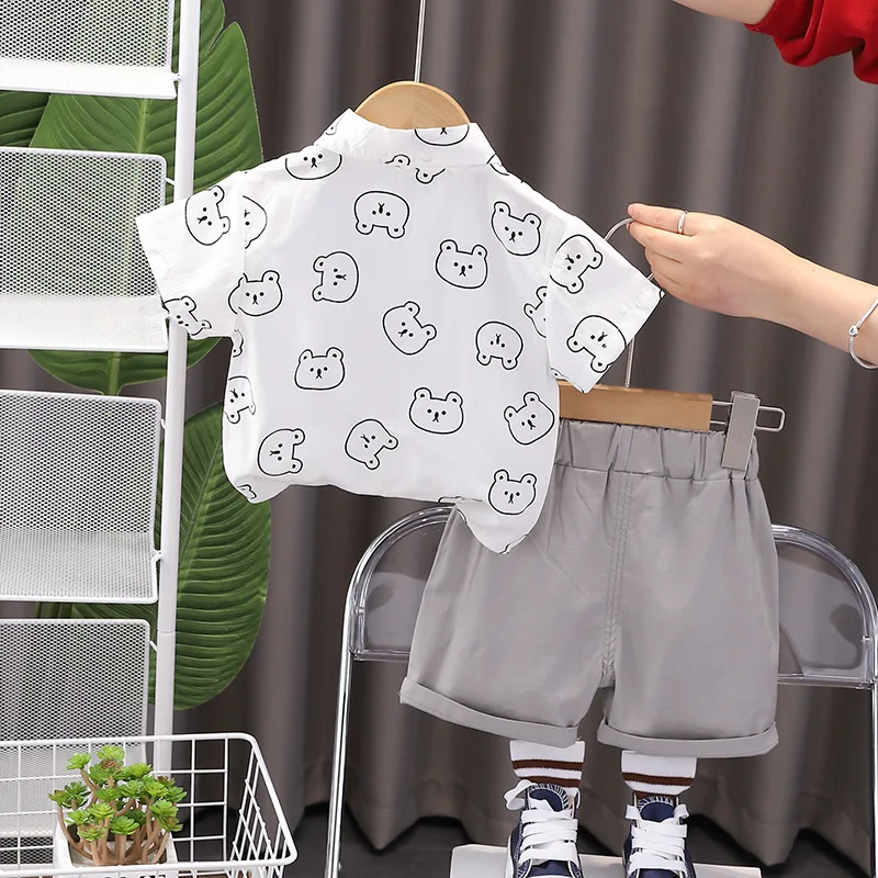 Conjunto de verano para bebé camiseta y pantalón corto - imagen 2