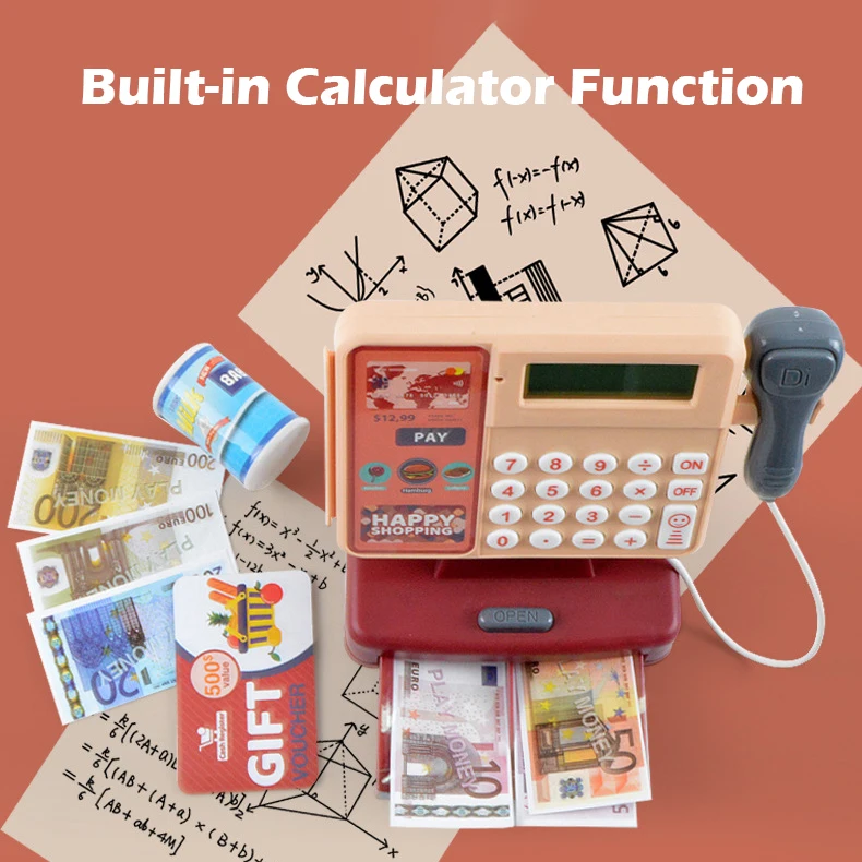 Caja registradora de supermercado – Juguete educativo para niños - imagen 3