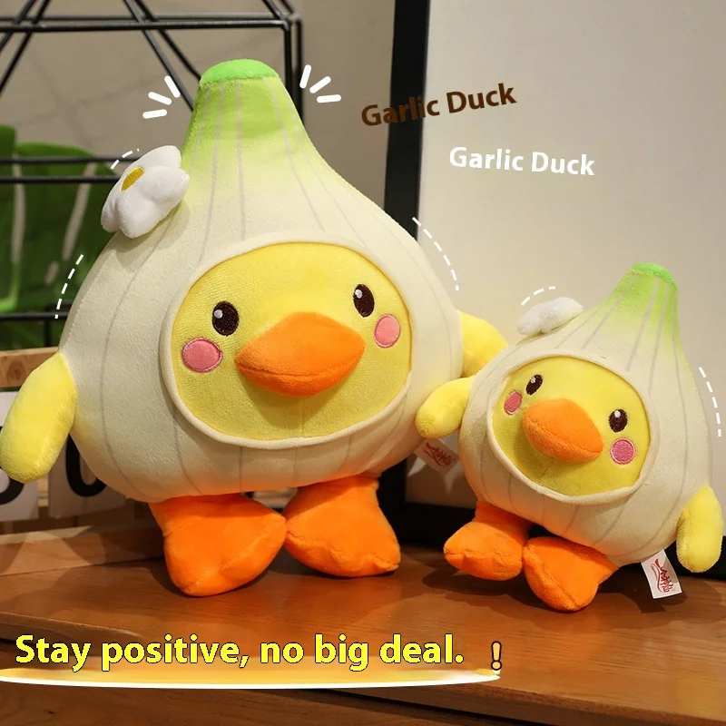 Pato de peluche amarillo suave para aliviar el estrés, regalo - imagen 2