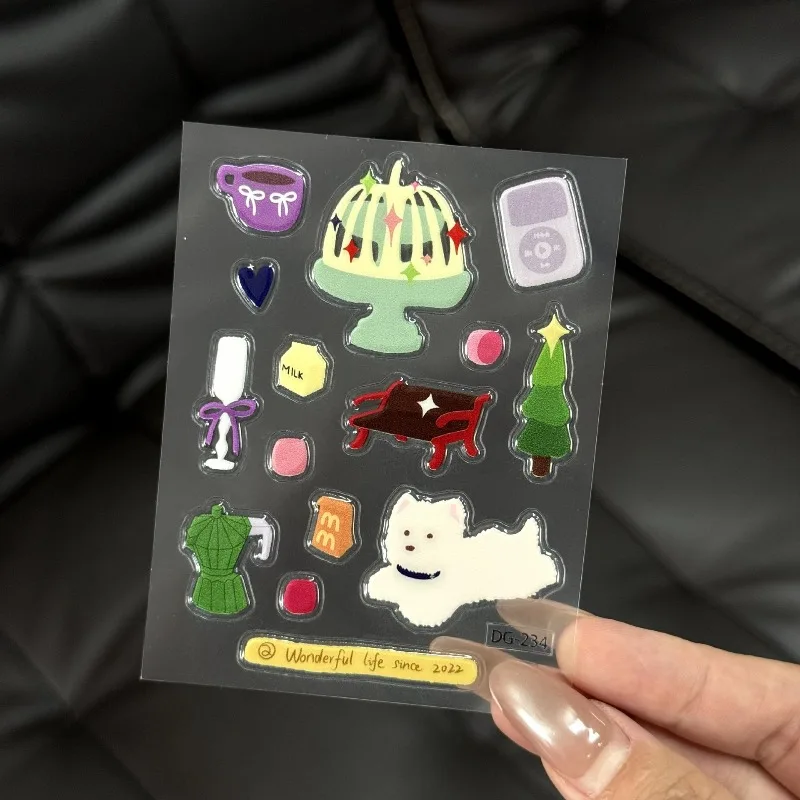 Calcomanías kawaii impermeables