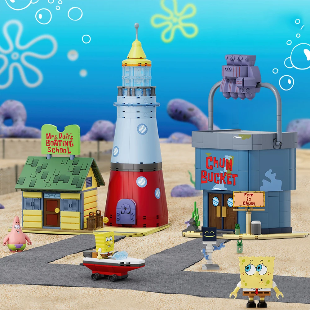 Kit Bikini Bottom de Bob Esponja – Bloques de construcción