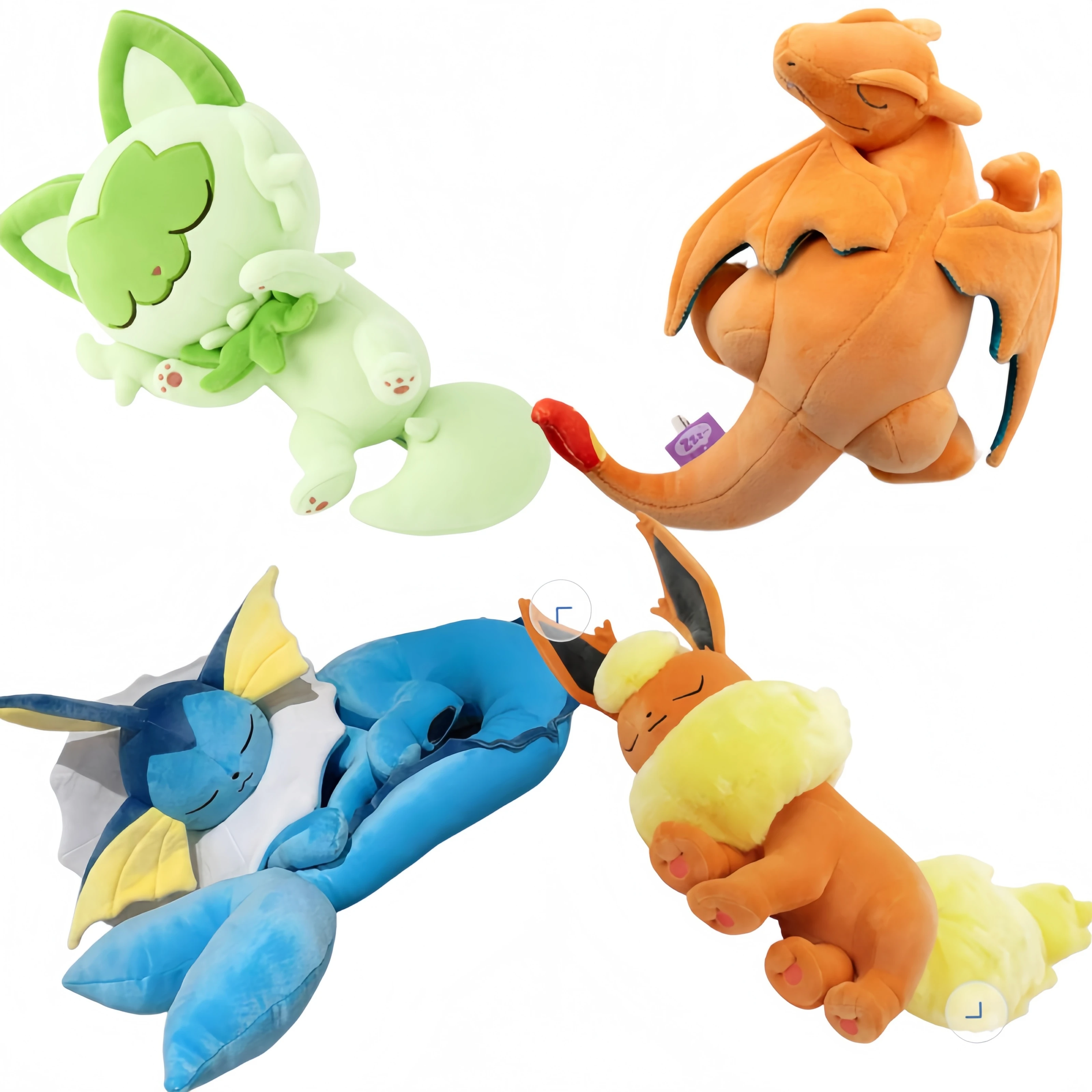 Peluche Pokémon de Pikachu durmiendo acostado, muy suave - imagen 5