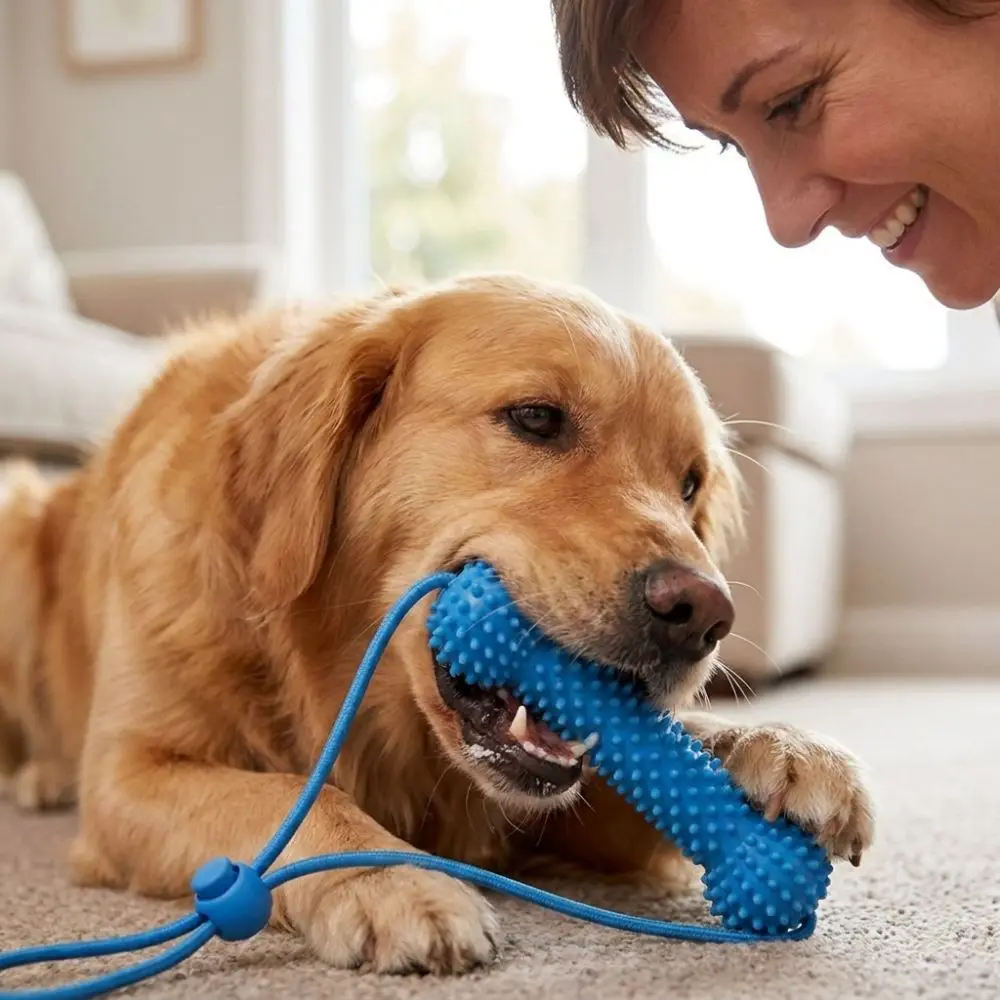 Palo de dentición para perros anti-asfixia resistente a mordidas - imagen 2