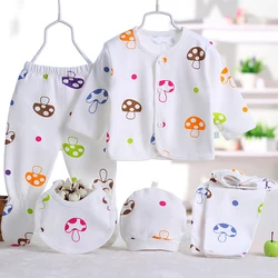Conjunto bebé algodón con dibujos – Tops y pantalones suaves