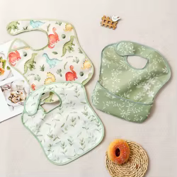 HappyFlute baberos de alimentación para bebé tela PUL reutilizables