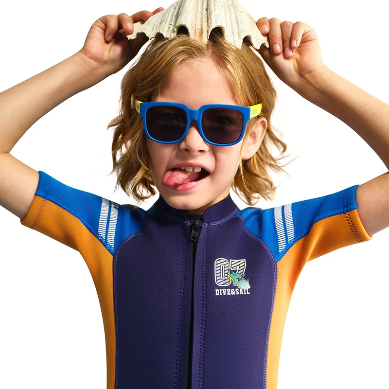 Traje de neopreno infantil corto para surf térmico y buceo - imagen 4