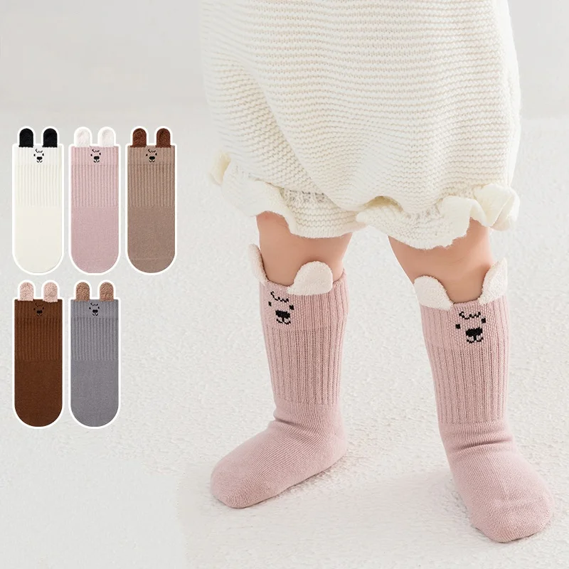 Calcetines cortos con dibujos animados para bebés y niños 0-8 años - imagen 3