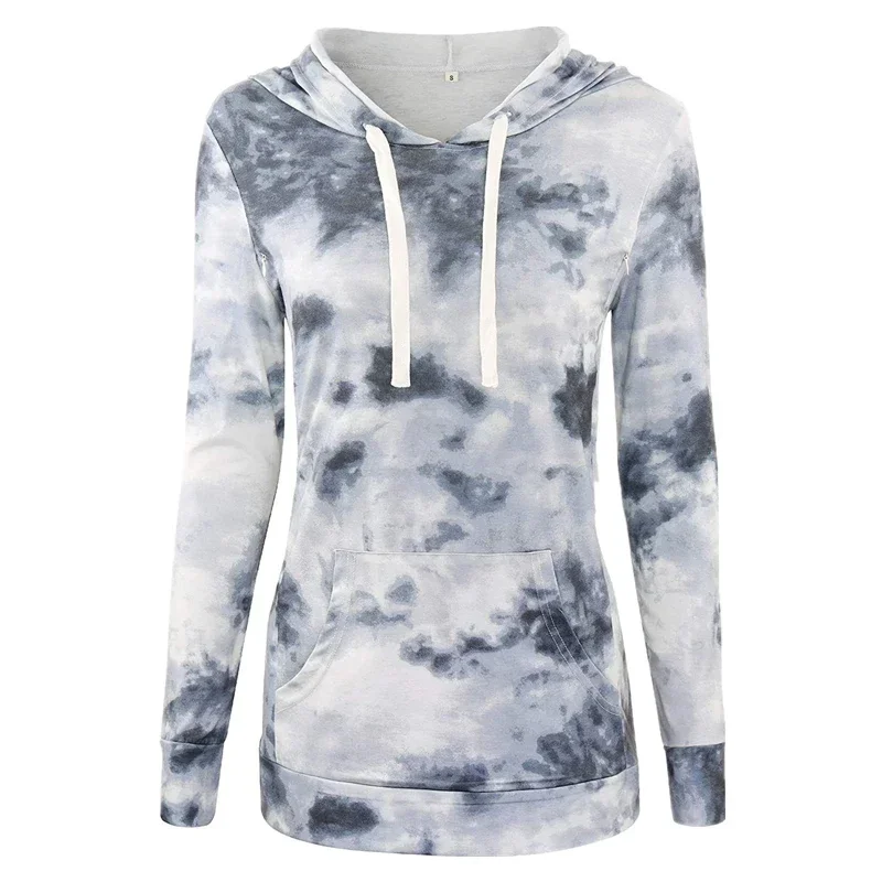 Sudadera con capucha de lactancia a rayas para invierno - imagen 5