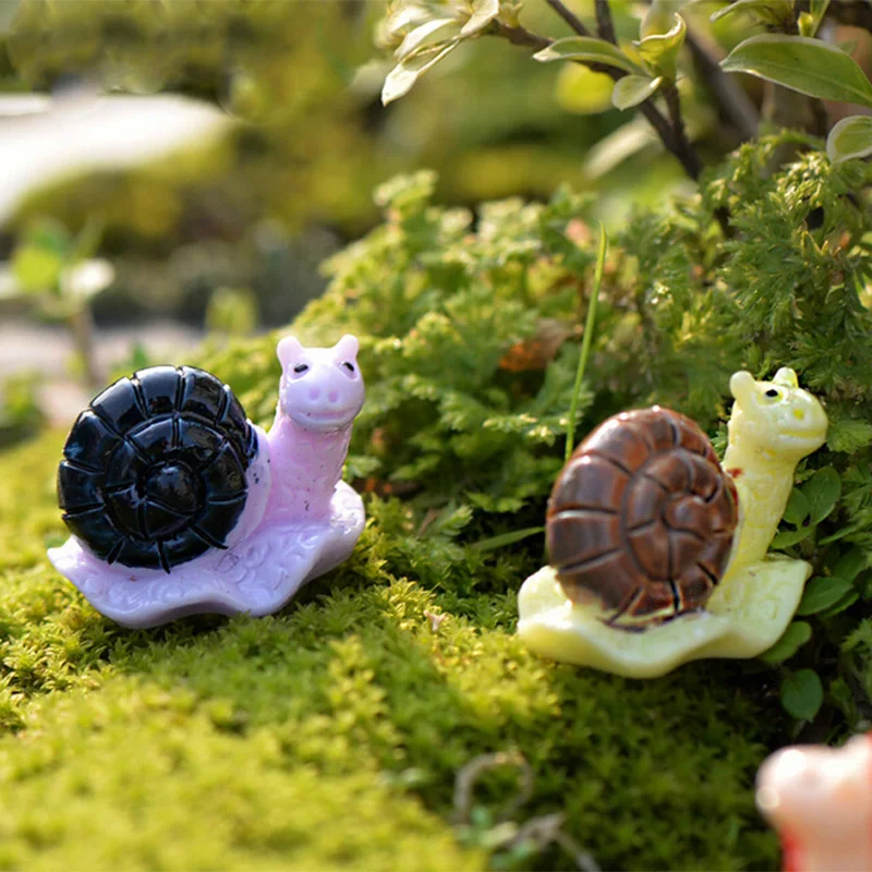 Caracoles de color en resina – detalle