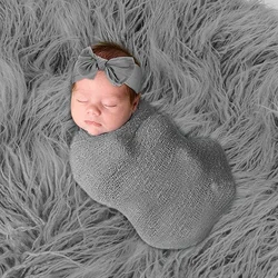 Manta envolvente y suave para fotos de bebé recién nacido