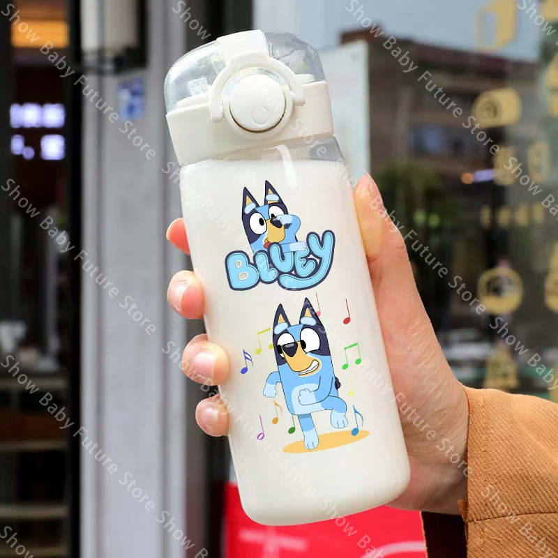 Blueys Sports botella de agua infantil con pajita sin fugas - imagen 4