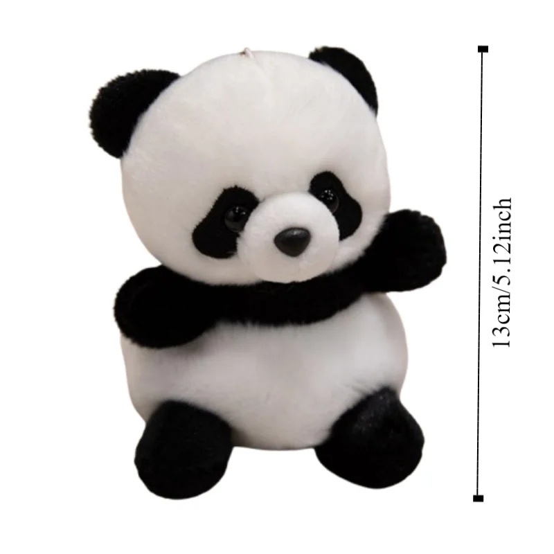 Llavero de peluche infantil con forma de mini panda y tortuga - imagen 5