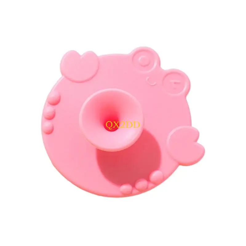 QX2D Cepillo de silicona infantil para limpieza y masaje de baño - imagen 5