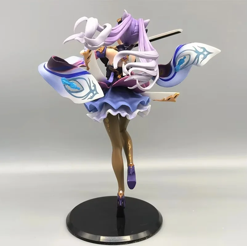 Figura coleccionable de Keqing de Genshin Impact con espada - imagen 3