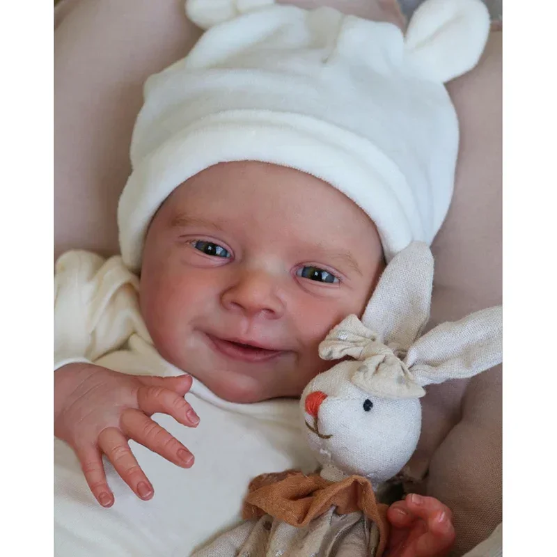 Muñeca Reborn realista suave al tacto, coleccionable y real - imagen 4