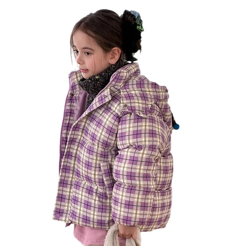 Abrigo de invierno de algodón con capucha para niños - imagen 4