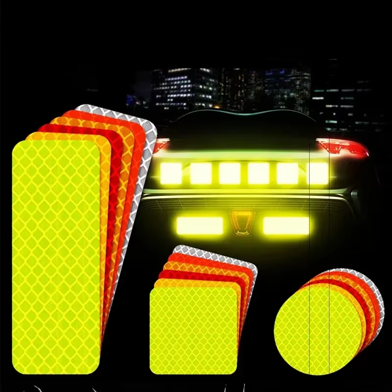 Pegatinas reflectantes de seguridad para parachoques del coche - imagen 3