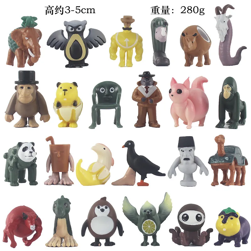 Figuras de accion Brainrot Tun, PVC italiano