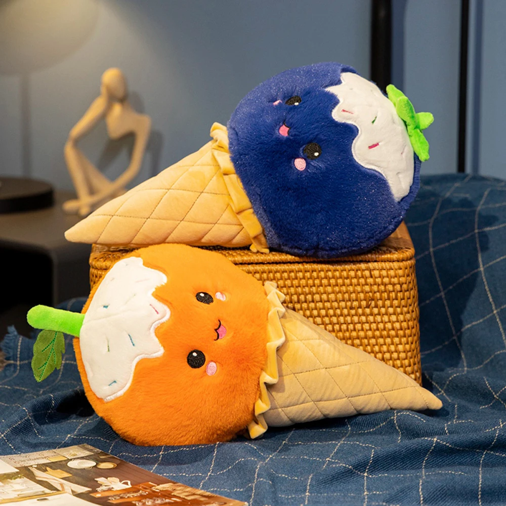 Peluche de helado con frutas y arándanos para niños - imagen 2