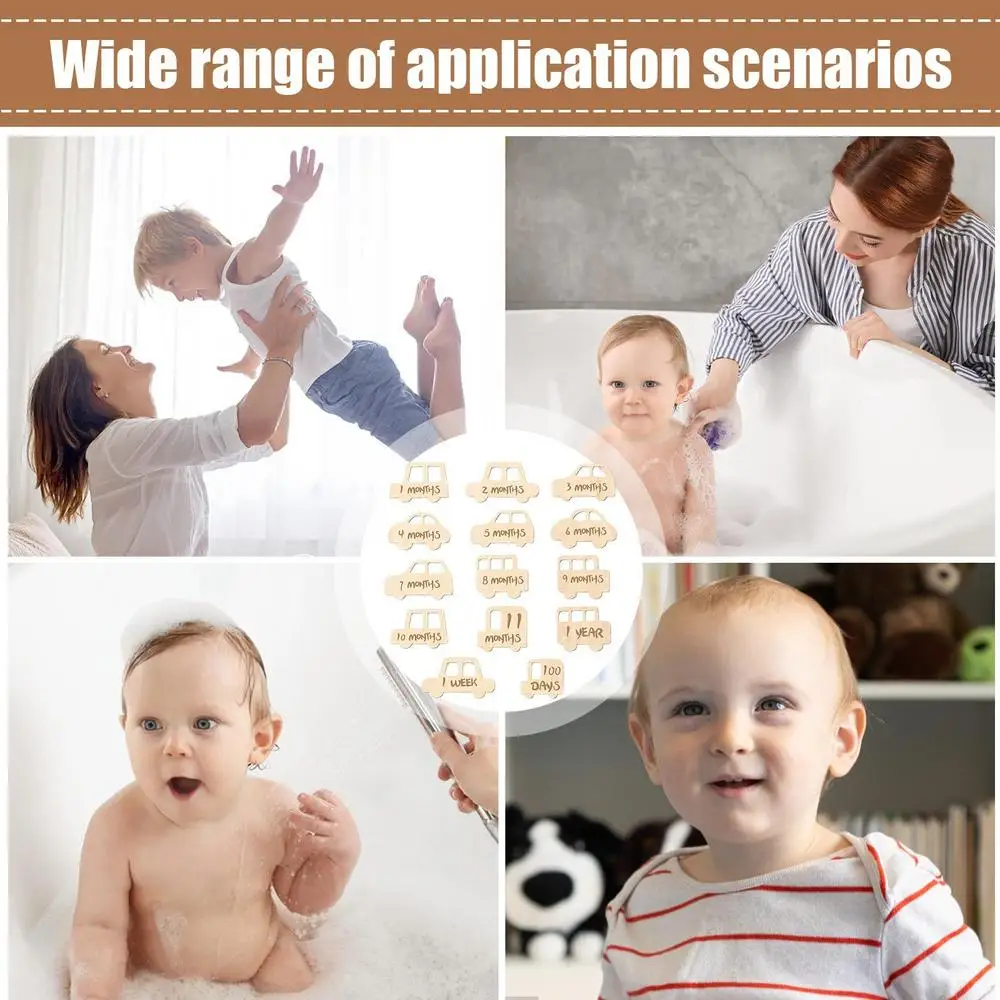 Un collage de fotos de un bebé y un niño pequeño con una mujer