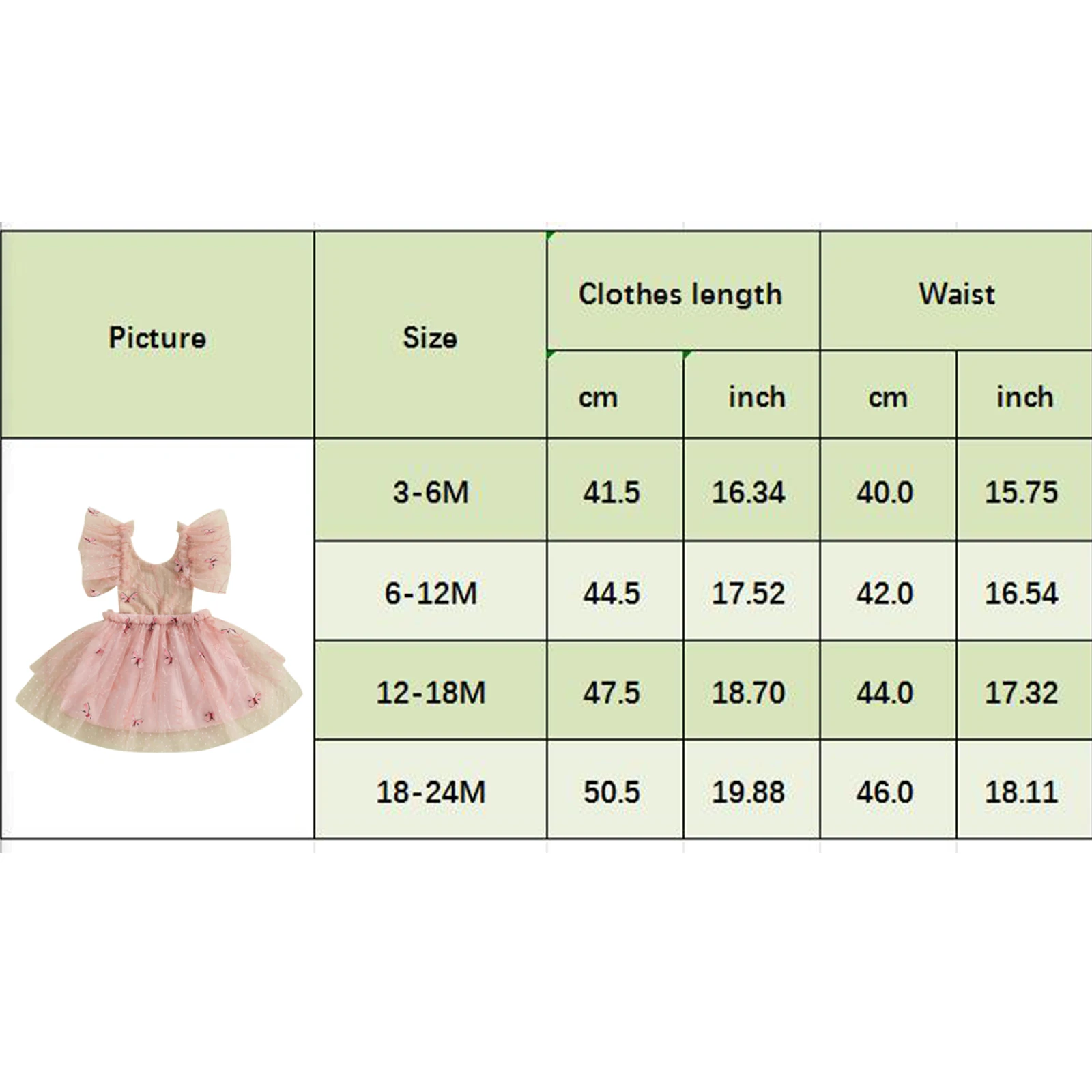 Tregren vestido princesa de tul con mariposas para niña en verano - imagen 4