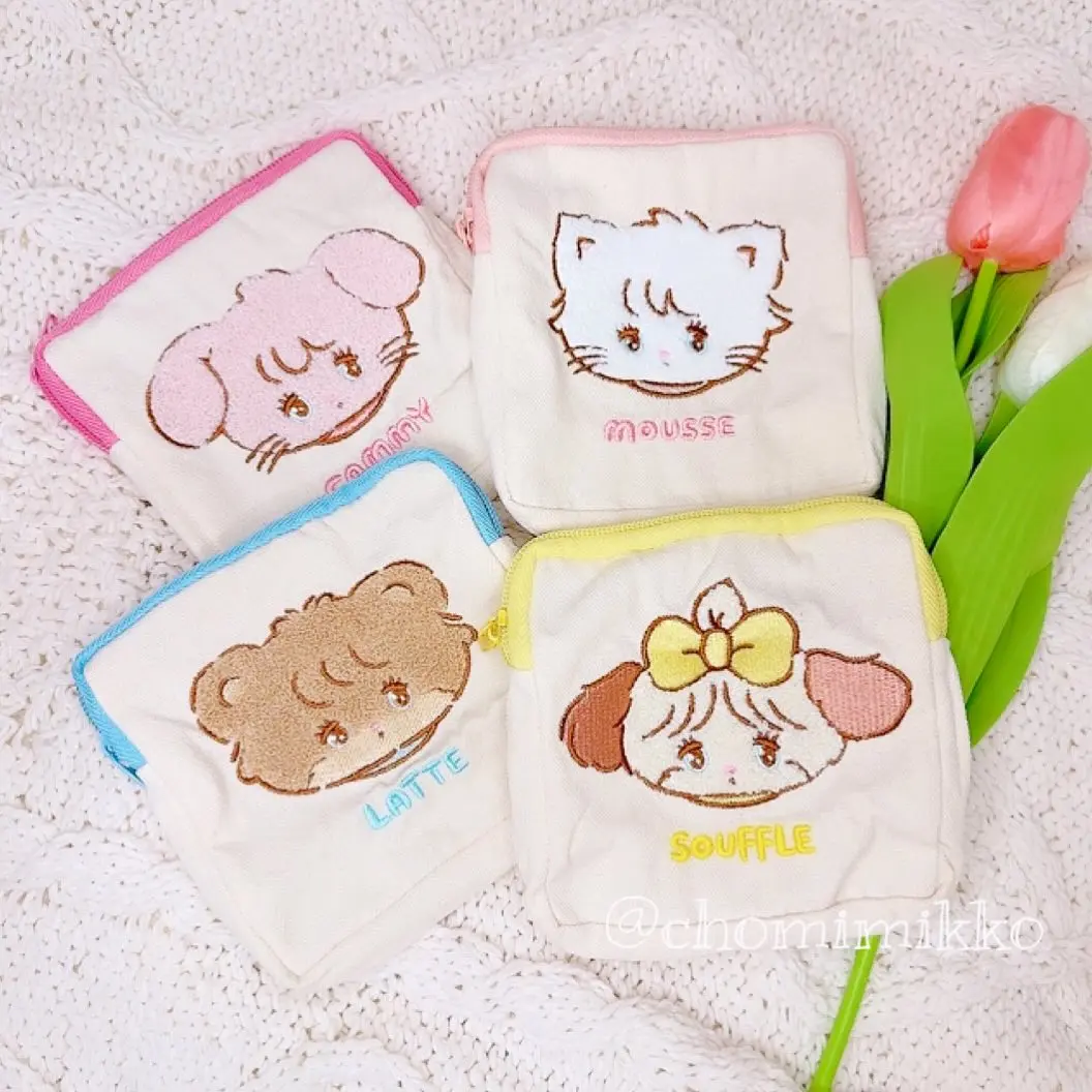 Qualia Capsule Toy bolsa de cosméticos bordada con personajes - imagen 3