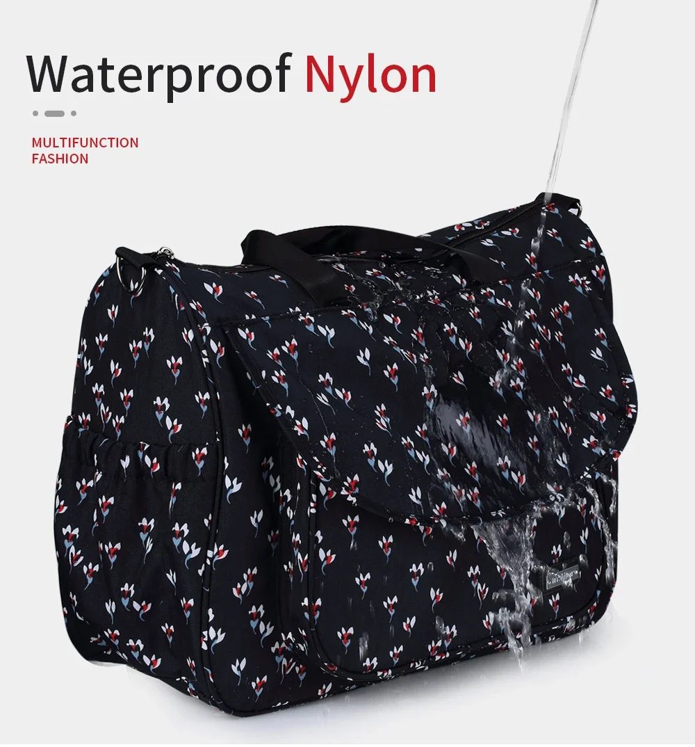 Insular Bolsa impermeable para cochecito de pañales – Multifuncional - imagen 2