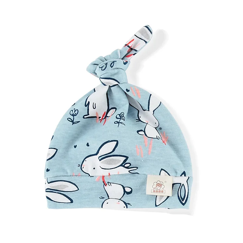 Gorro anudado suave para bebé y niño ideal fotos dormir cómodo estilo