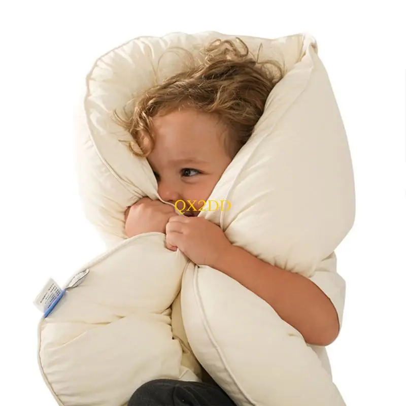 Almohada infantil forma luna de algodón cómoda y fácil limpieza - imagen 5