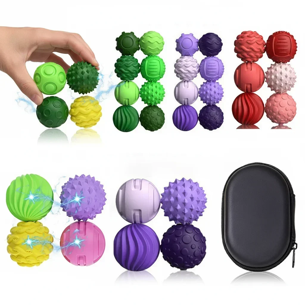 Bolas antiestrés magnéticas de silicona para niños - imagen 2