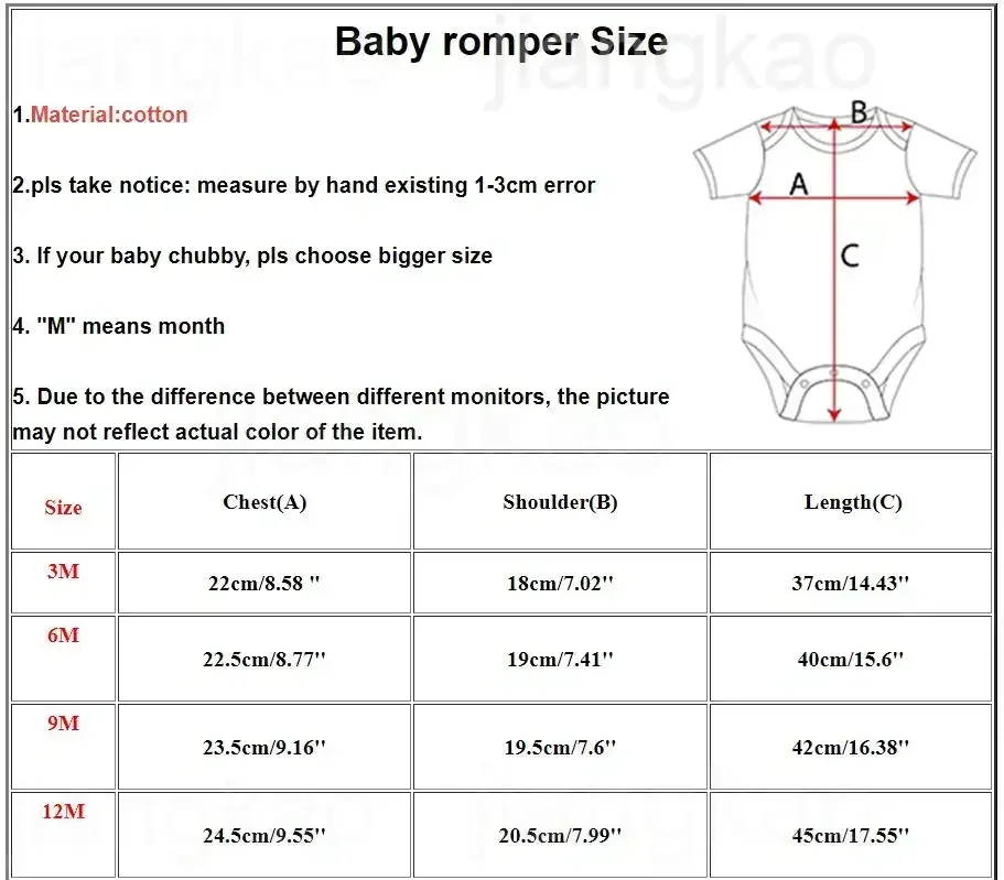 Mameluco algodón rojo San Valentín para bebé recién nacido - imagen 4