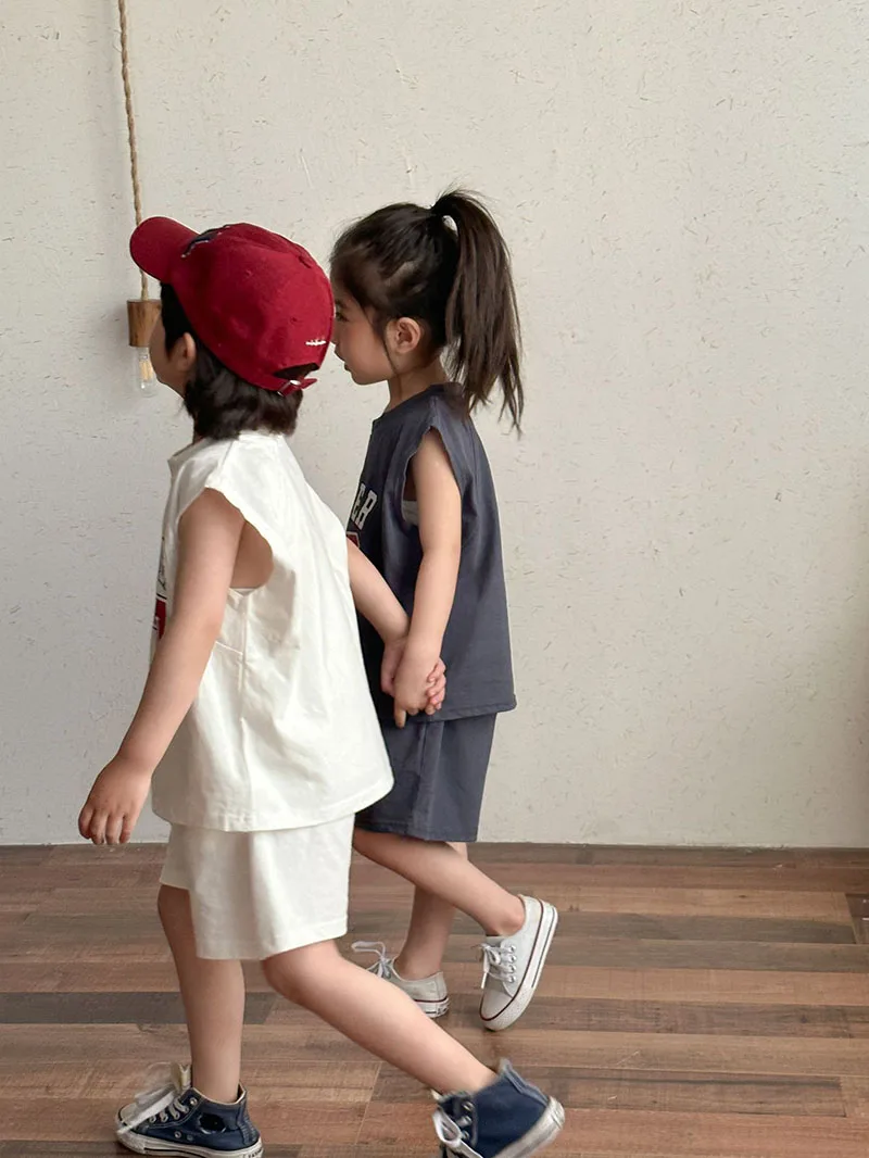 MILANCEL conjunto de verano deportivo con chaleco y pantalón corto - imagen 4