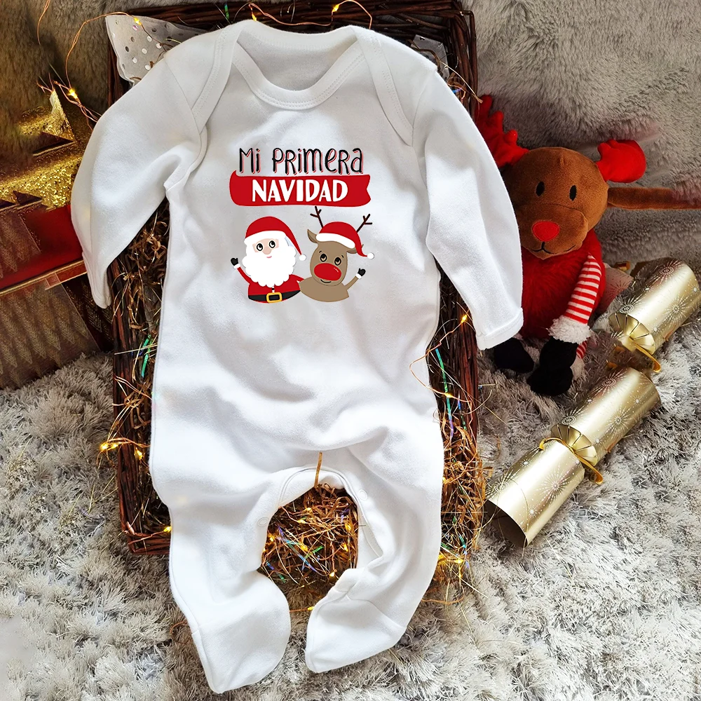 Pijama de Navidad bebé estampado Mi Primera - imagen 4
