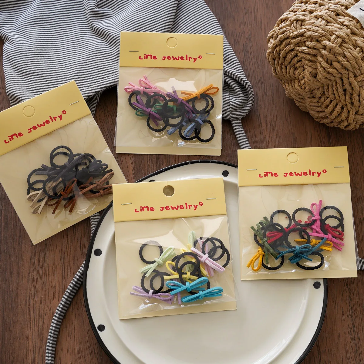 Diademas elásticas con lazo colorido para bebés y niñas - imagen 4