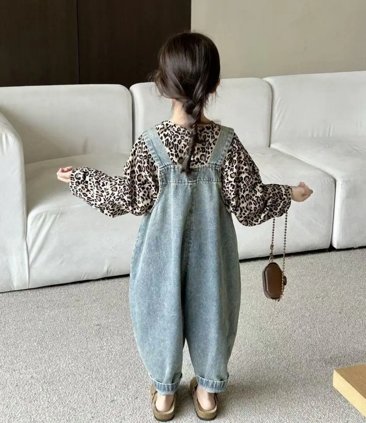 Pantalones vaqueros sueltos para niños y niñas de otoño - imagen 3