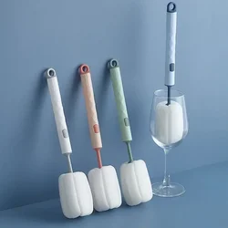 Cepillo para biberones vvocci de silicona suave con rotación