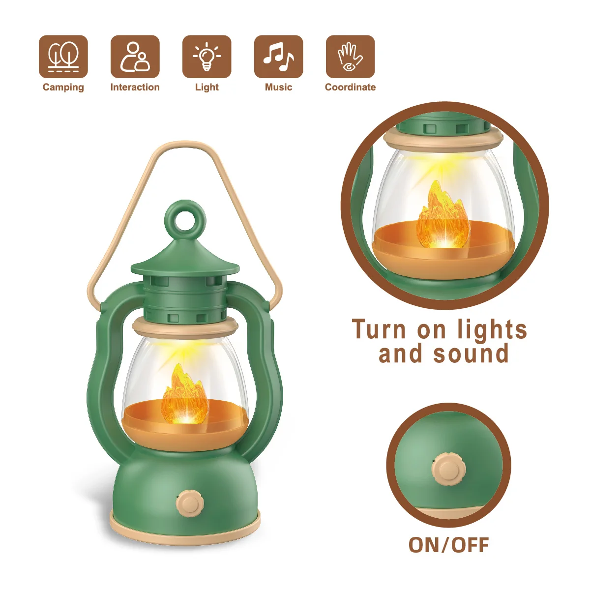 Accesorios con efectos de luz y sonido
