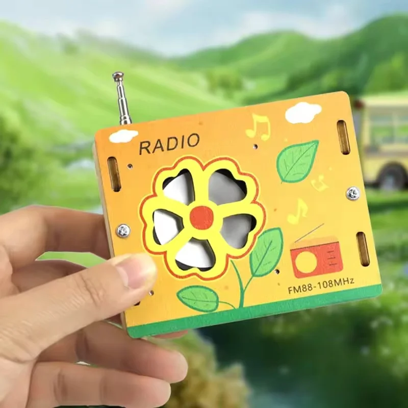 Radio FM inalámbrica portátil DIY para niños, experimento científico - imagen 5
