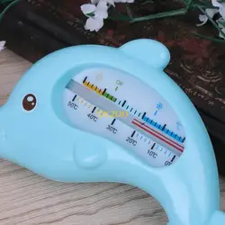 Termómetro de baño portátil para bebés con forma de delfín