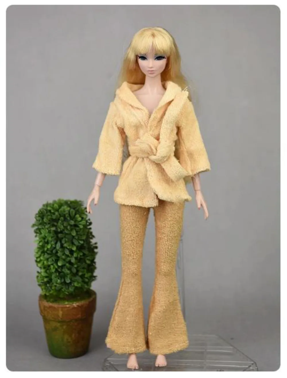 Vestido/abrigo casual para muñeca