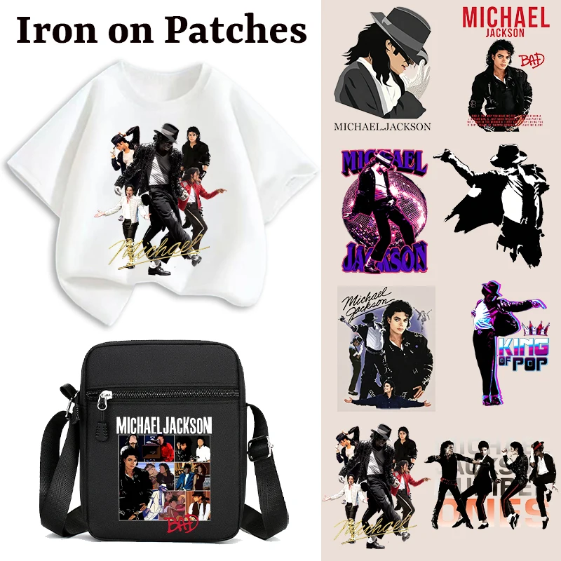 Parche termoadhesivo Michael Jackson para ropa: rey del pop - imagen 2